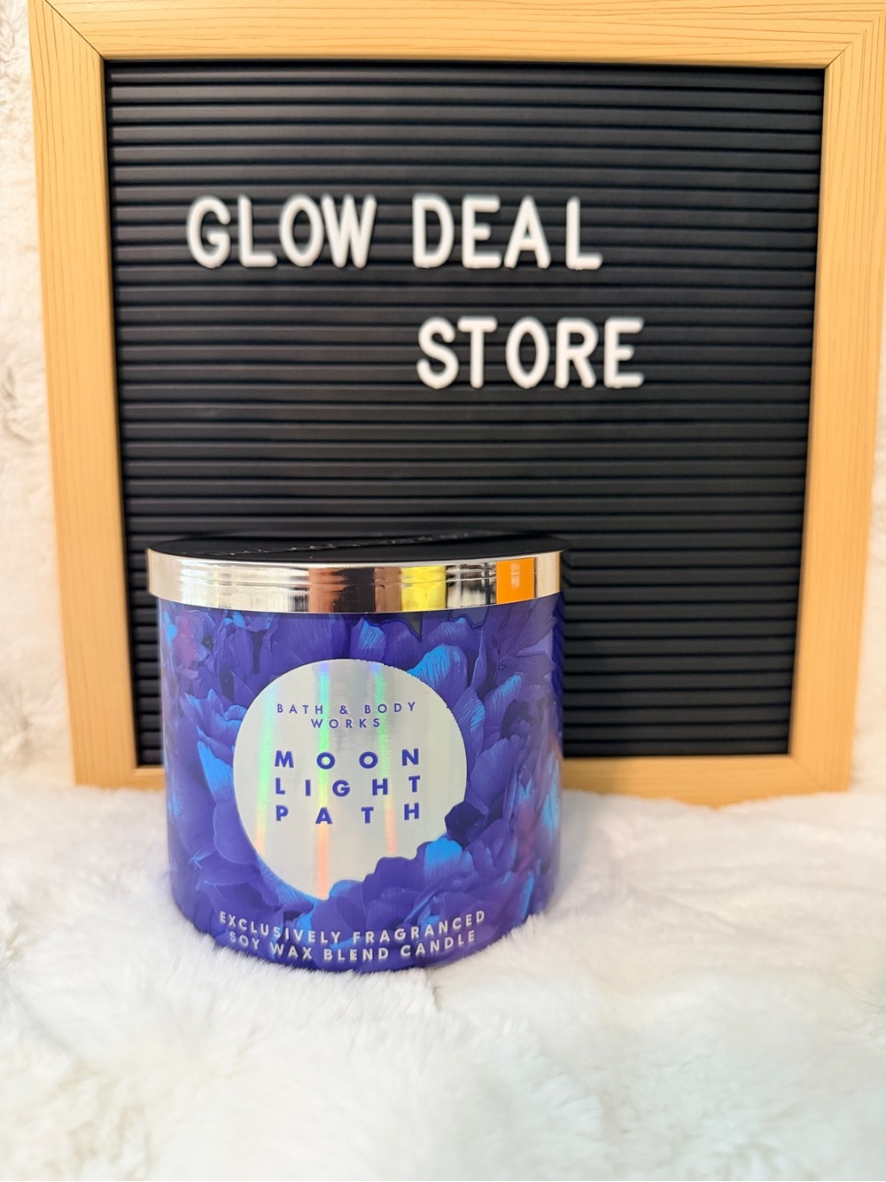 Bath & Body Works Moonlight Path 3-Wick Candle 14.5 oz New